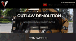 Desktop Screenshot of outlawdemo.com